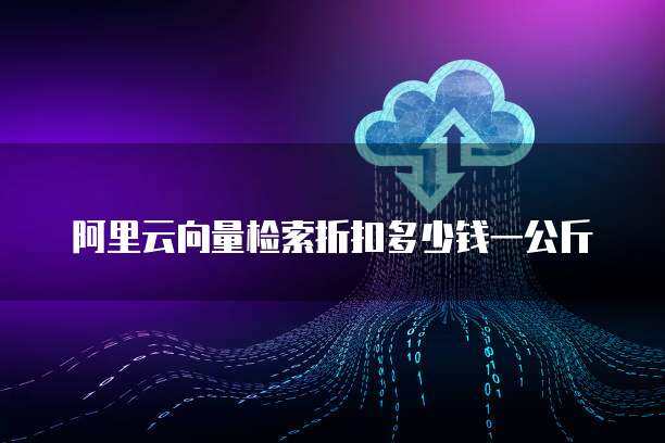 阿里云向量數(shù)據(jù)庫 云原生AI時代的高效數(shù)據(jù)服務
